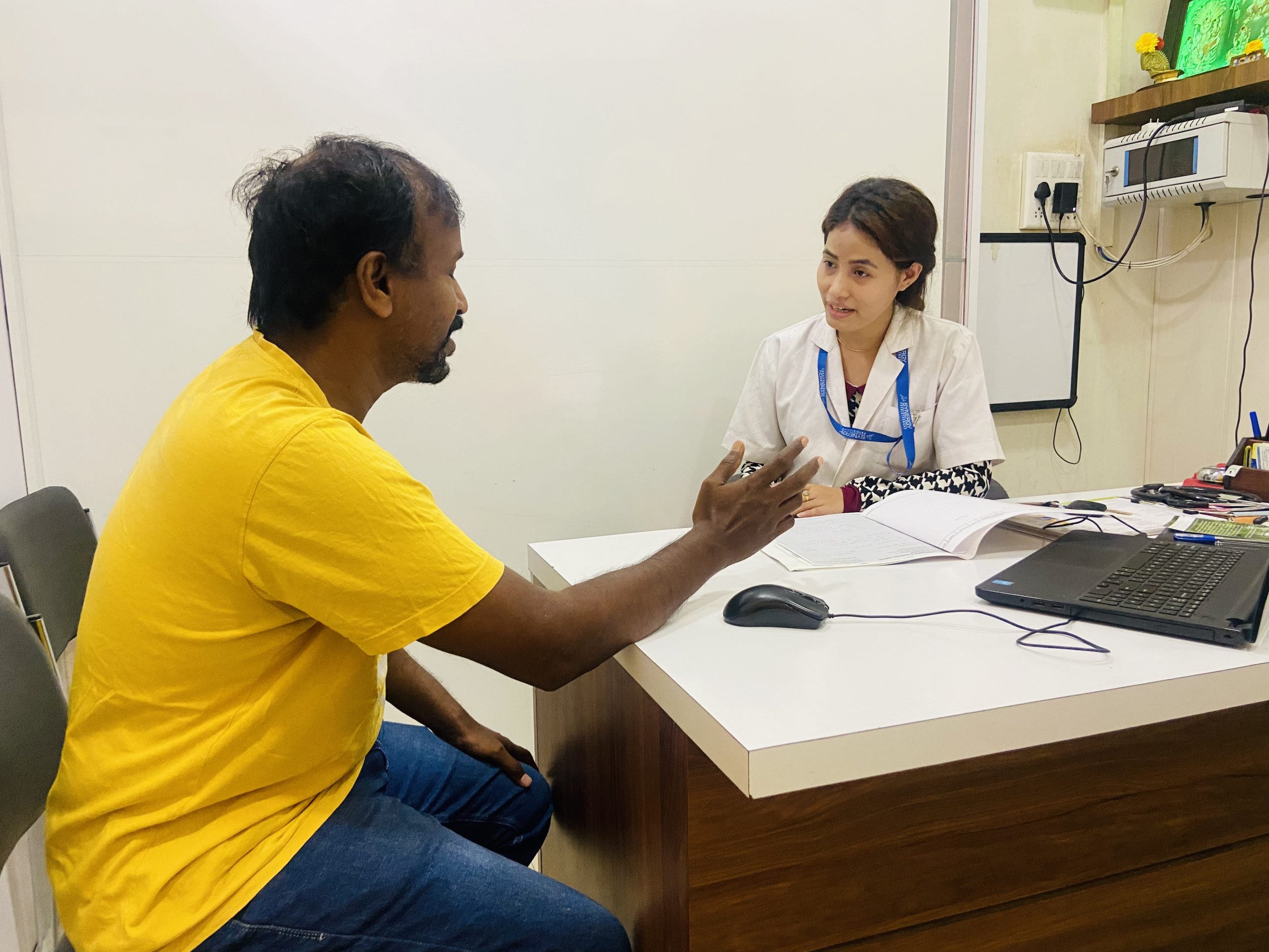 patient assessment in bangalore,synergy physiotherapy clinic in pai layout