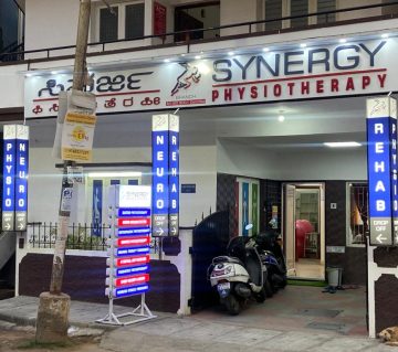 Synergy Physiotherapy Clinic in Pai layout.