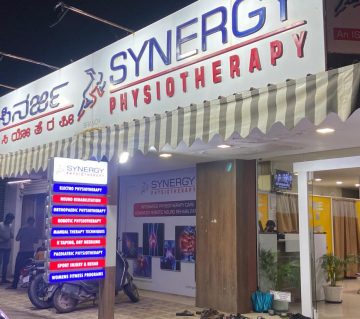 Synergy Physiotherapy Clinic in Pai layout.